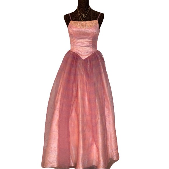 COPY - 💓Beautiful tailored beaded pink maxi dress 💗 #E - Picture 1 of 16